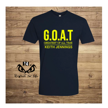 Load image into Gallery viewer, "THE REAL GOAT " Mister Jennings Apparel Short Sleeve