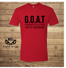 Load image into Gallery viewer, "THE REAL GOAT " Mister Jennings Apparel Short Sleeve