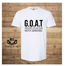 Load image into Gallery viewer, "THE REAL GOAT " Mister Jennings Apparel Short Sleeve