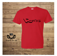 Load image into Gallery viewer, Flat R  espect For Life  Short Sleeve