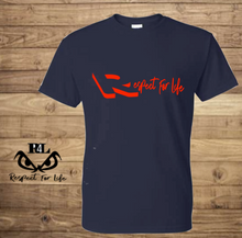 Load image into Gallery viewer, Flat R  espect For Life  Short Sleeve