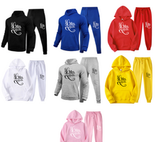 Load image into Gallery viewer, " Mid Weight "  Mr and Mrs  SweatSuits