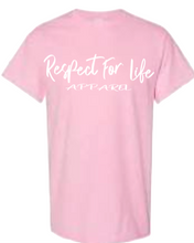 Load image into Gallery viewer, RESPECT FOR LIFE SCRIPT   SHORT SLEEVE