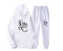 Load image into Gallery viewer, " Mid Weight "  Mr and Mrs  SweatSuits
