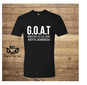 "THE REAL GOAT " Mister Jennings Apparel Short Sleeve