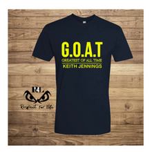 Load image into Gallery viewer, &quot;THE REAL GOAT &quot; Mister Jennings Apparel Short Sleeve
