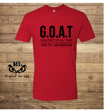 Load image into Gallery viewer, &quot;THE REAL GOAT &quot; Mister Jennings Apparel Short Sleeve
