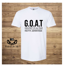 Load image into Gallery viewer, &quot;THE REAL GOAT &quot; Mister Jennings Apparel Short Sleeve
