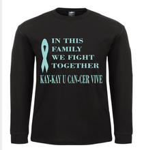 Load image into Gallery viewer, Kay Kay&#39;s Ovarian Cancer Unisex Long Sleeve
