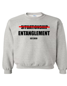 Entanglement Black Letters Sweatshirt