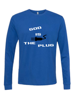 Load image into Gallery viewer, God is The Plug Long Sleeve
