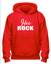 Load image into Gallery viewer, HER ROCK HIS PEACE HODDIES
