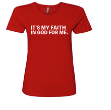 Load image into Gallery viewer, FAITH  FOR ME SHORT SLEEVE LADIES
