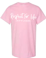 Load image into Gallery viewer, RESPECT FOR LIFE SCRIPT   SHORT SLEEVE
