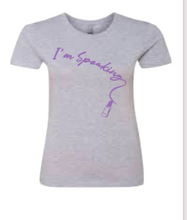 Load image into Gallery viewer, LIPSTICK  I&#39;M SPEAKING LADIES SHORT SLEEVE
