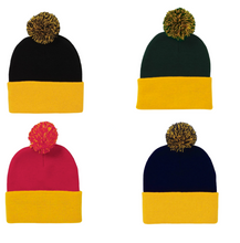 Load image into Gallery viewer, Pom-Pom 12&quot; Knit Beanie
